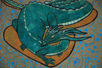 Swamp Dragon &copy 2013 Sandy Snowden